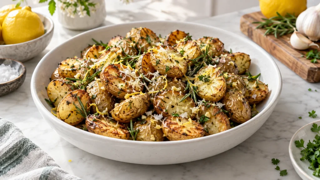Easy roasted fingerling potatoes recipe: Crispy & Creamy
