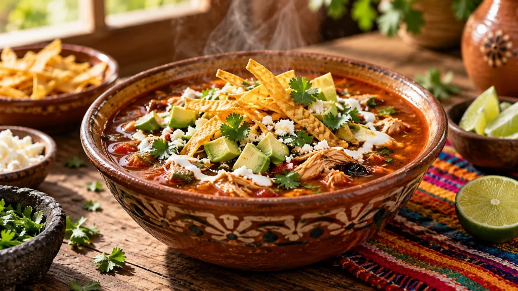authentic chicken tortilla soup recipe: Bold & Delicious