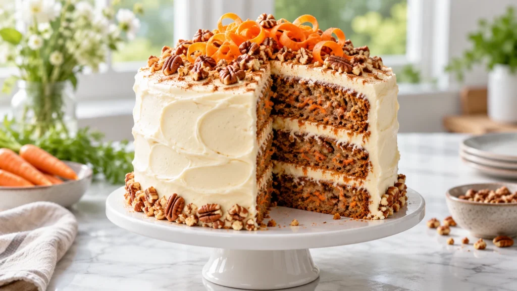 Best carrot cake recipe with cream cheese frosting