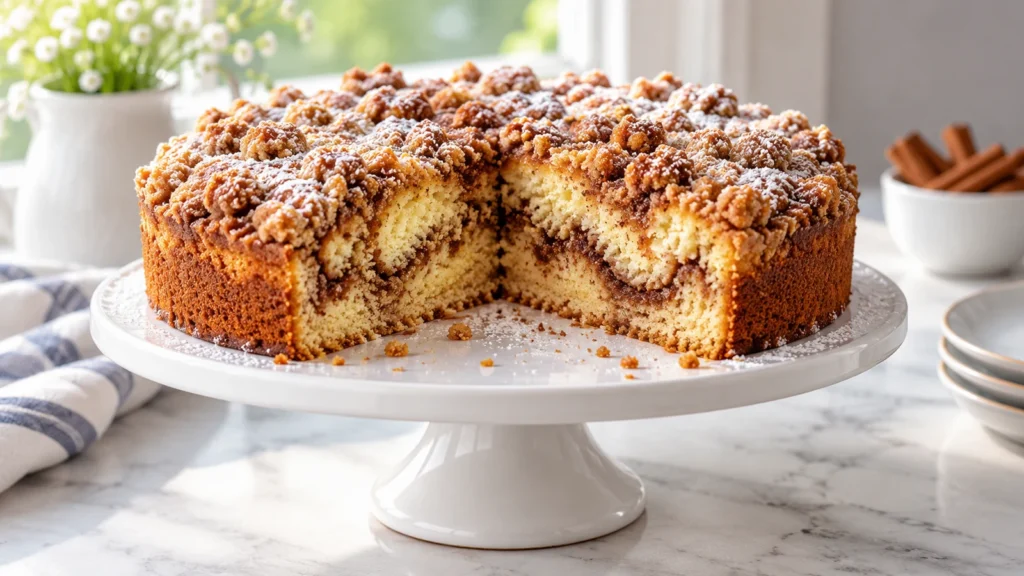 Ultimate Moist Cinnamon Coffee Cake Recipe with Bold Swirl