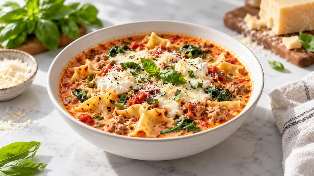 Creamy Lasagna Soup Recipe: Easy One-Pot Comfort