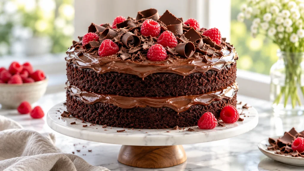 easy moist chocolate cake recipe: One-Bowl Triumph