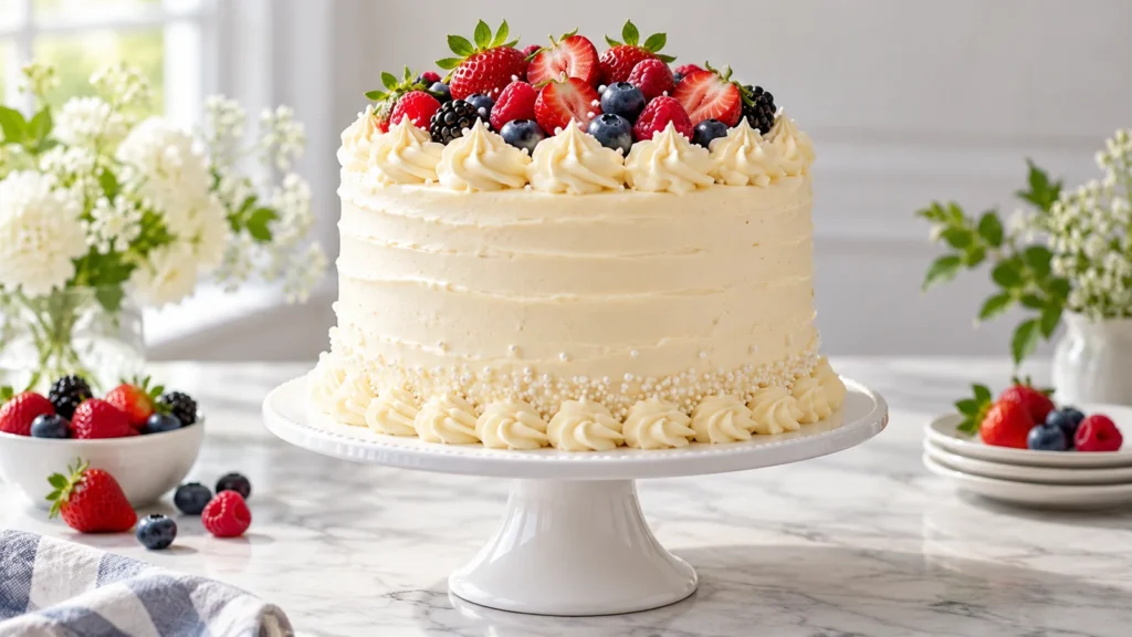 Best Moist Gluten Free Vanilla Cake Recipe: Fluffy Layers