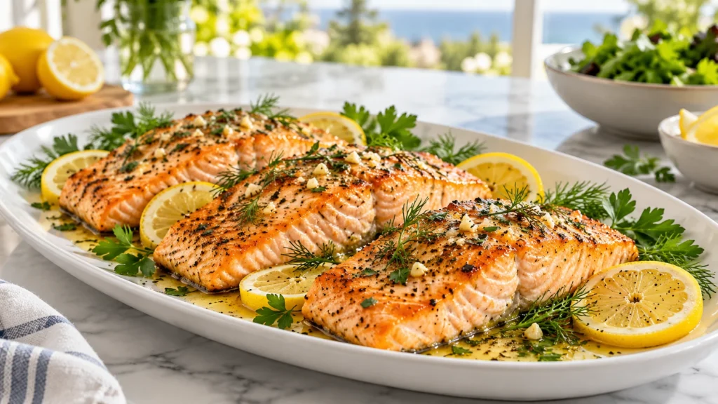 Healthy Baked Salmon Recipes: Easy Lemon-Garlic
