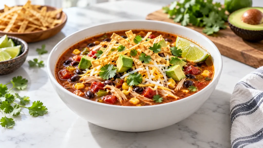 Best instant pot chicken tortilla soup recipe: Easy & Bold