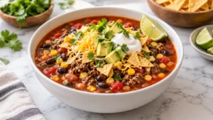 Easy Mexican Taco Soup Recipe: Hearty 30-Minute Magic