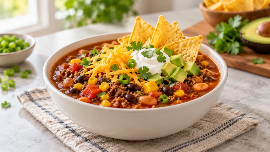 original taco soup recipe: Easy, Zesty, Irresistible
