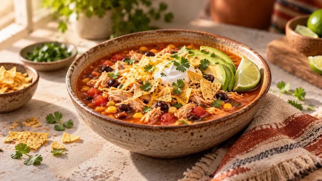 Cozy recipe for chicken taco soup: Ultimate Flavor