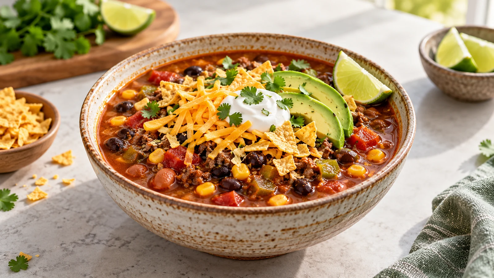 Recipe for taco soup