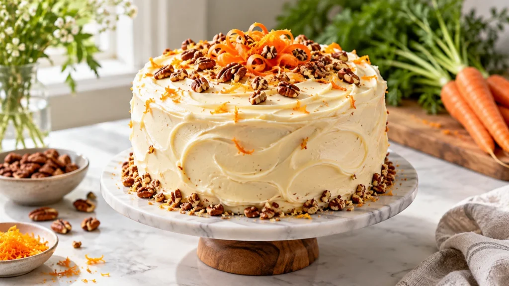 Easy recipe icing for carrot cake: Silky and Foolproof