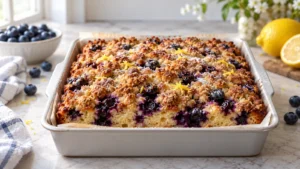 Moist Recipes for Blueberry Coffee Cake: Cinnamon Streusel