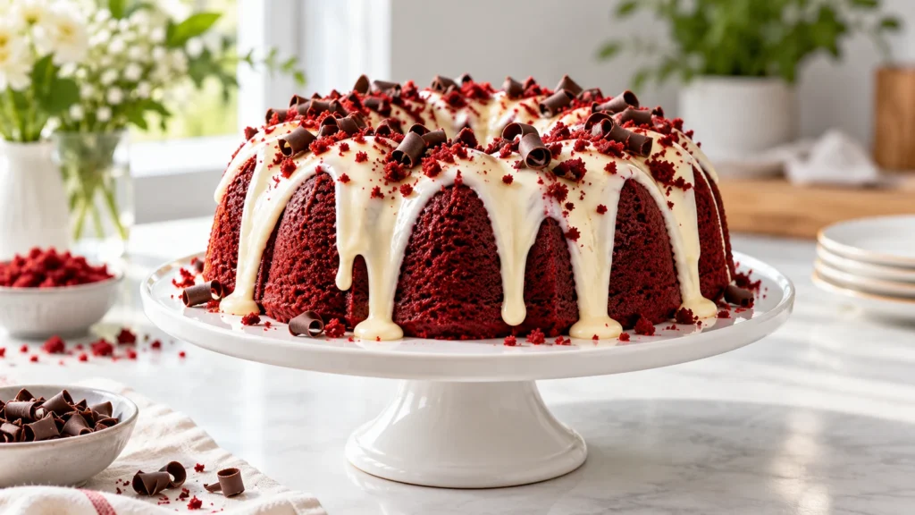 Luscious Red Velvet Bundt Cake Recipe That Never Fails