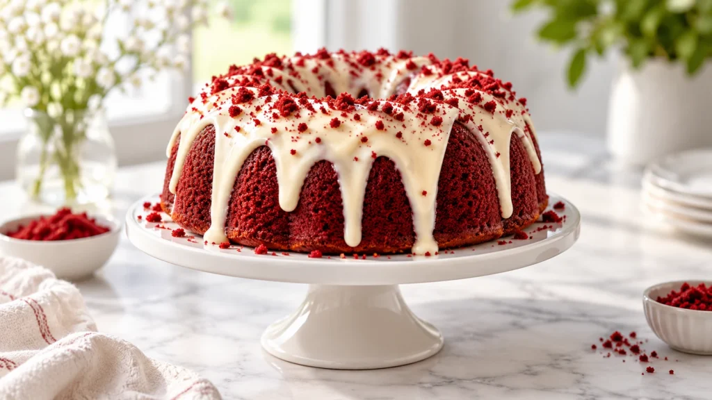 Best red velvet pound cake recipe: Rich & Foolproof