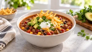 Easy taco soup recipe crock pot