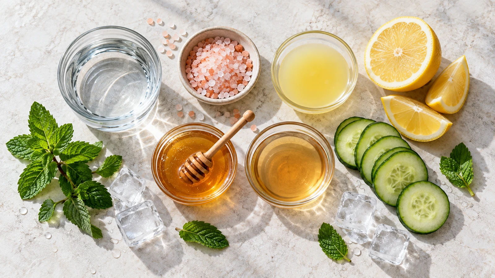Ingredients for what is the recipe for the pink salt trick
